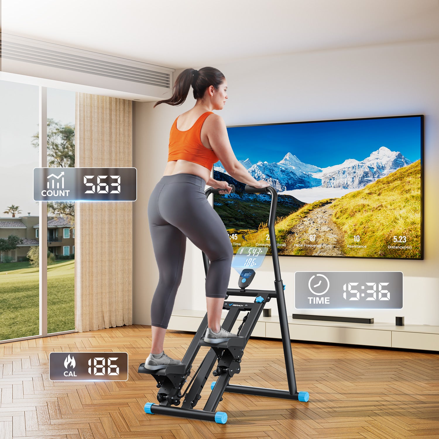 Merach 2448B1 Vertikaler Klettertrainer für Zuhause