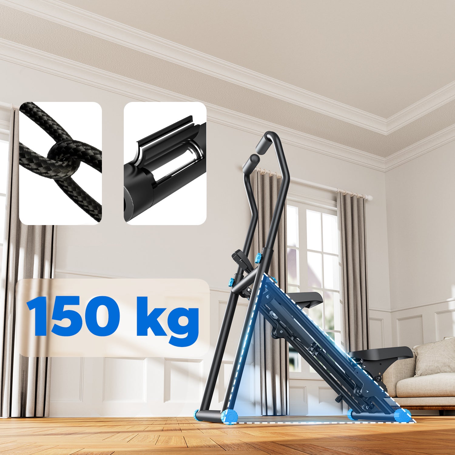 Merach 2448B1 Vertikaler Klettertrainer für Zuhause