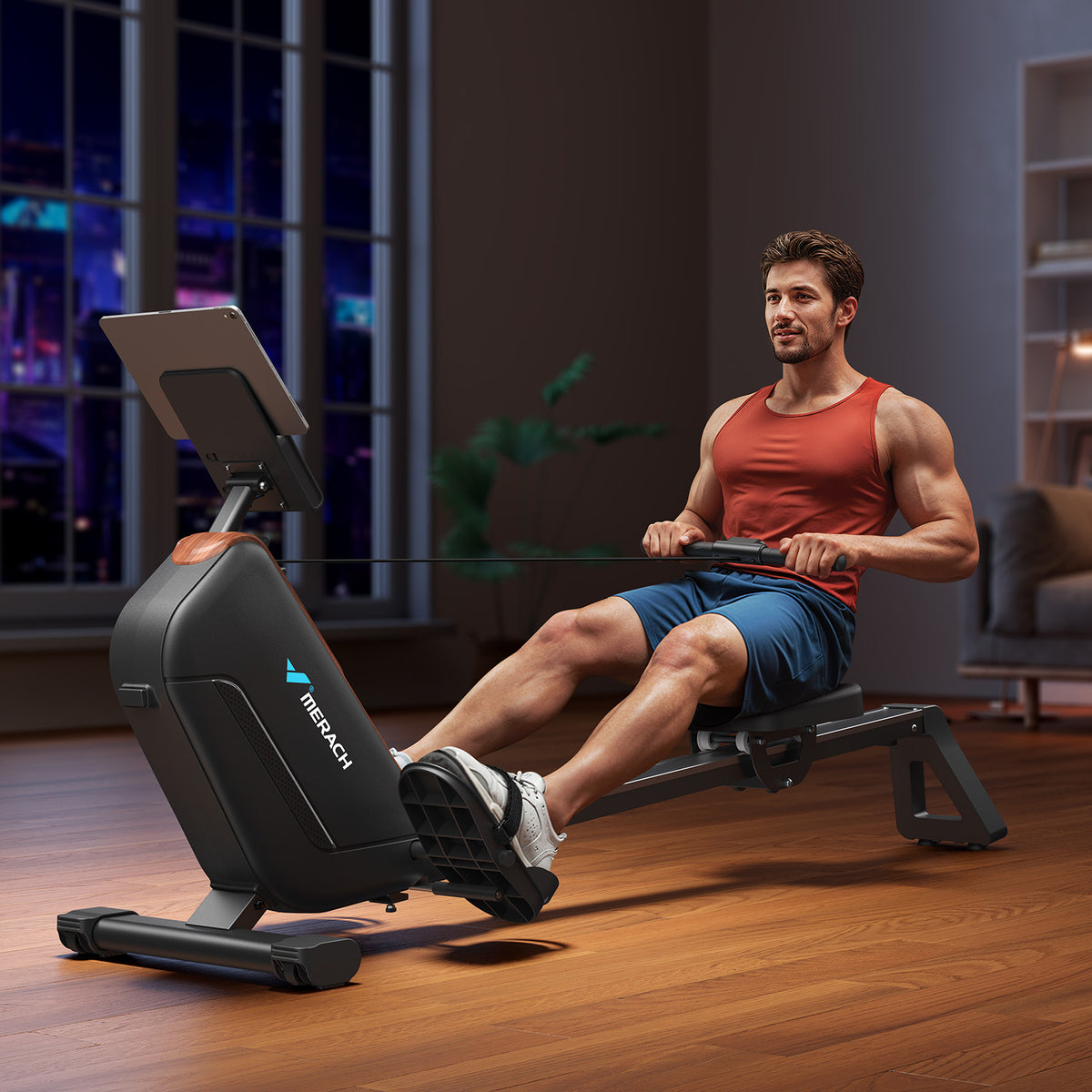 Test du rameur pliable Hovoya : performance magnétique silencieuse