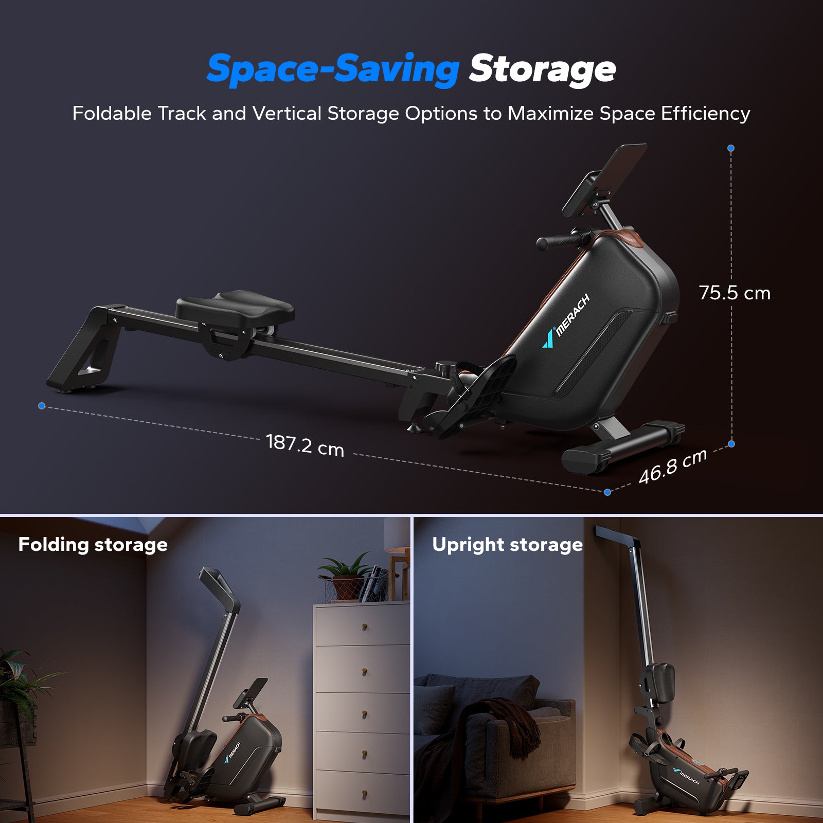 Merach Magnetic Rowing Machine R15 Pro