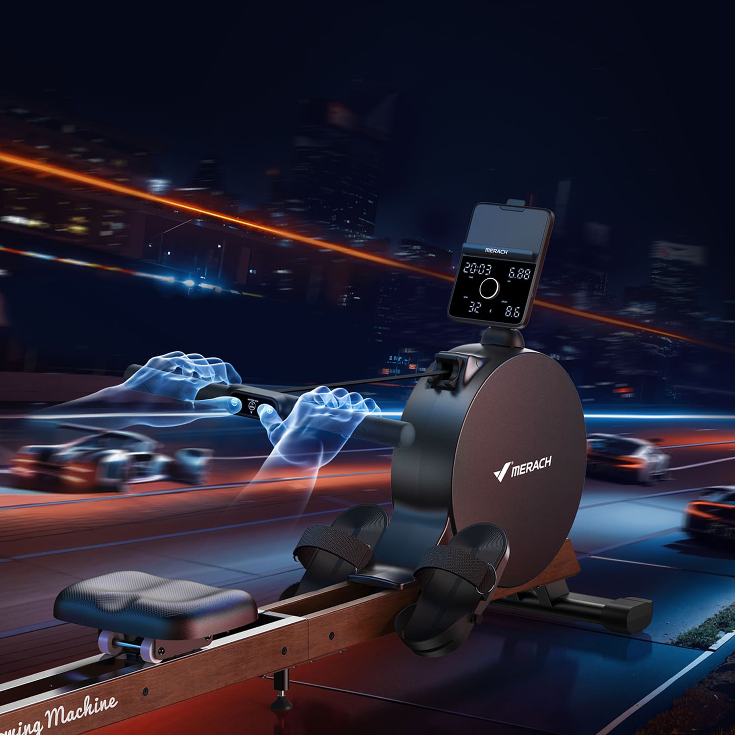 Merach Q3 Magnetisches Rudergerät