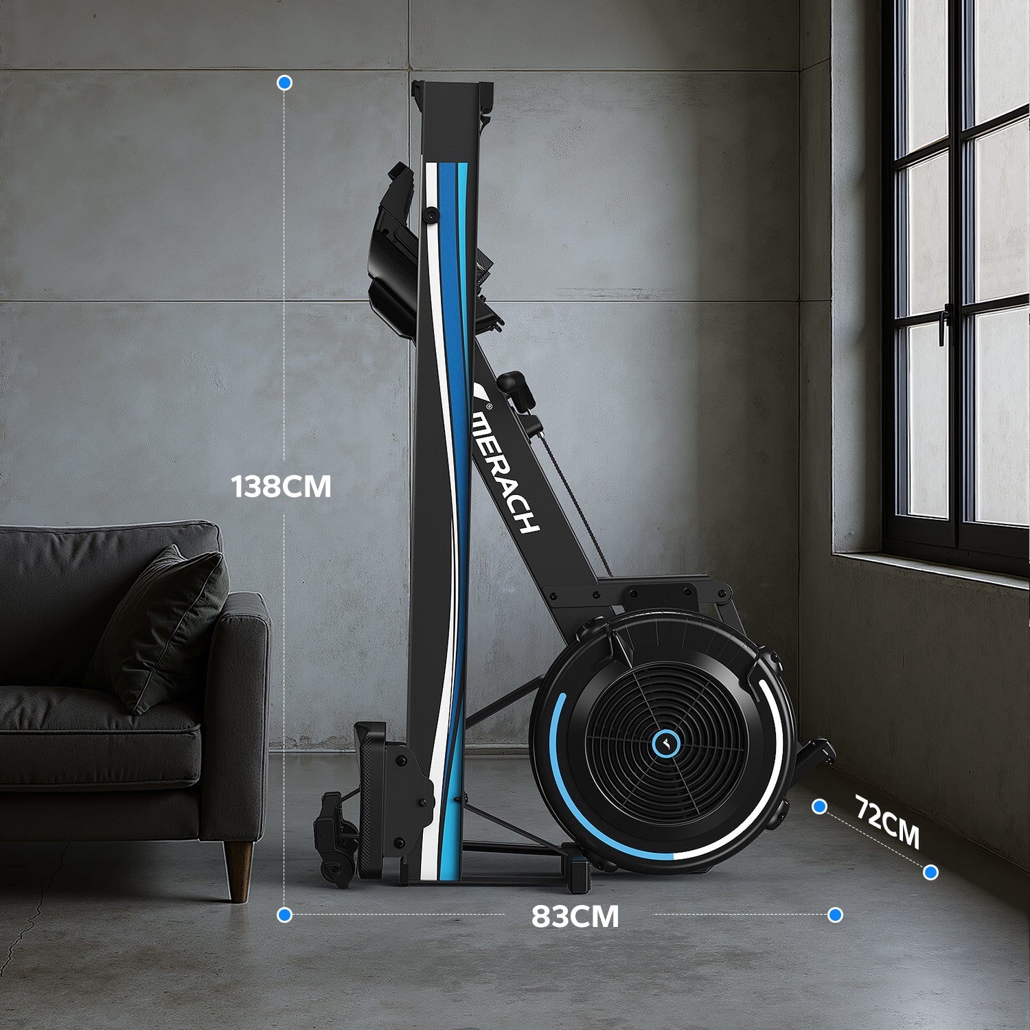 Merach R50 Luft-Rudergerät