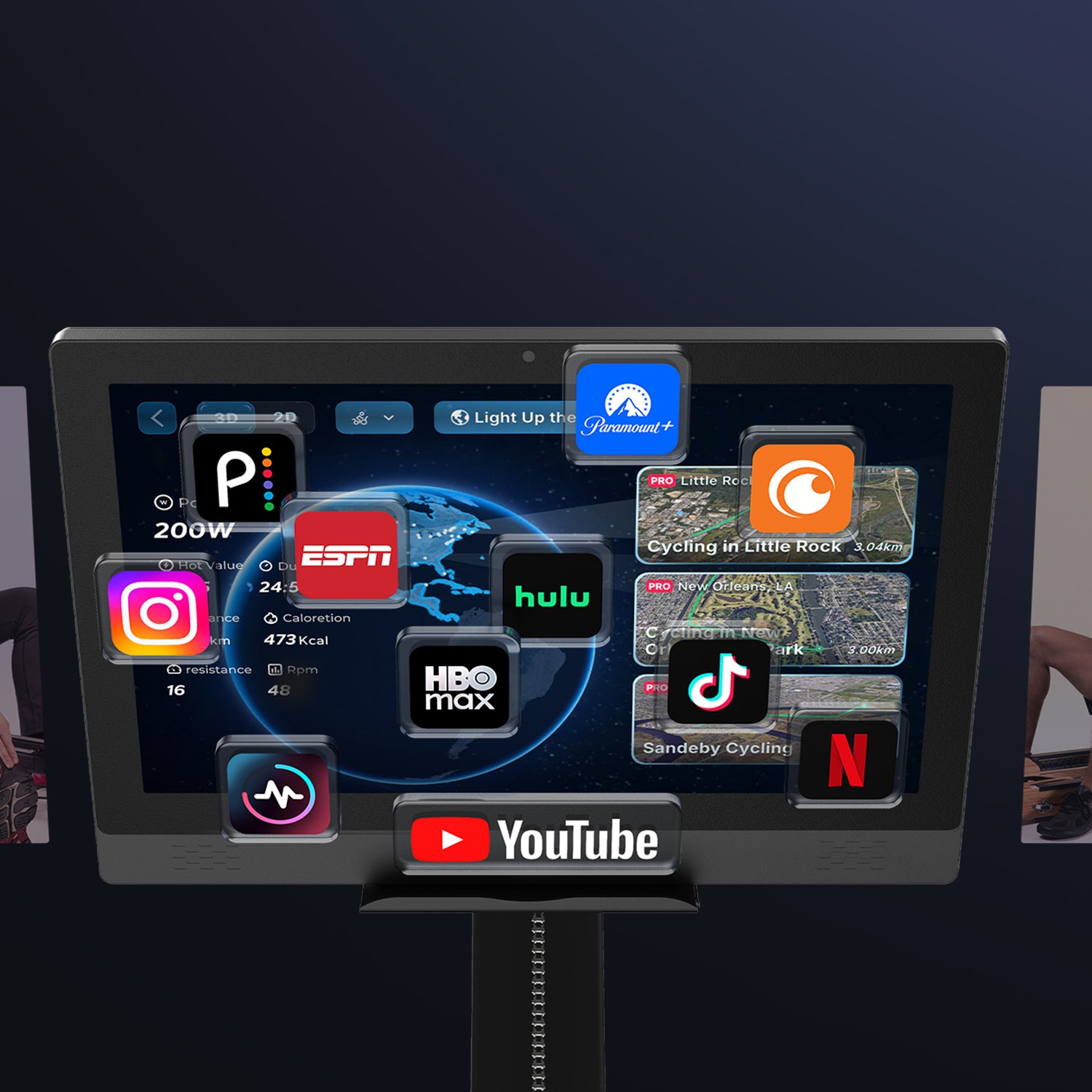 Merach R50 Pro Luft-Rudergerät mit HD-Bildschirm