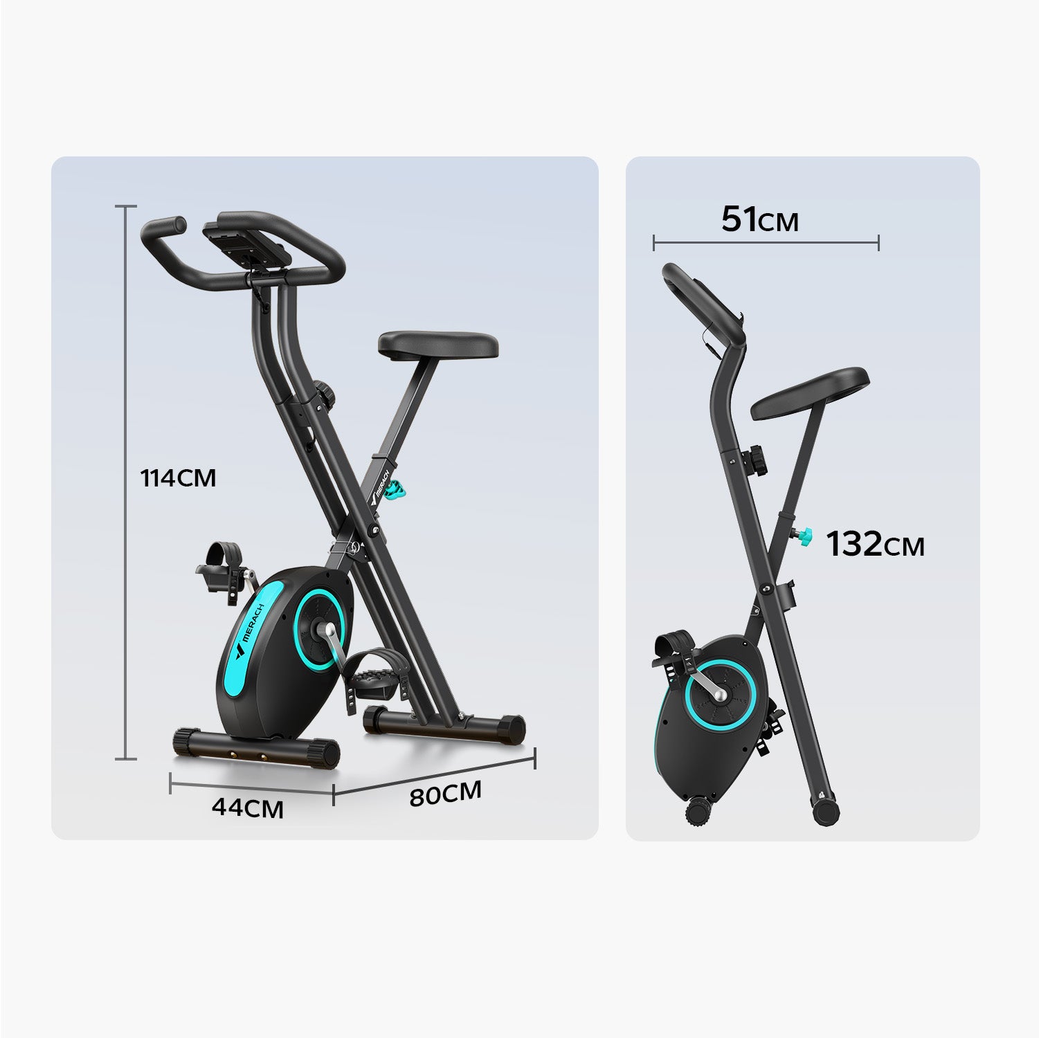 Merach S14L2 4-in-1 Heimtrainer Fahrrad Klappbar