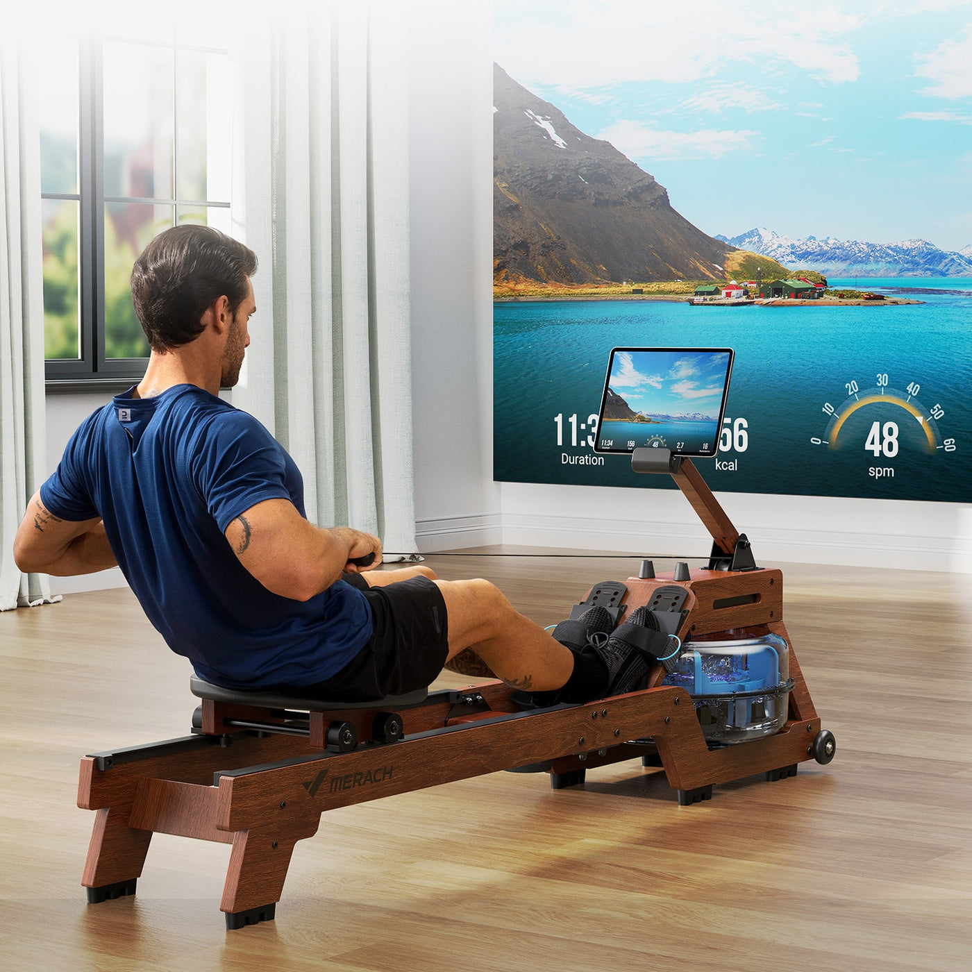 Merach R14 Wasser Rudergerät