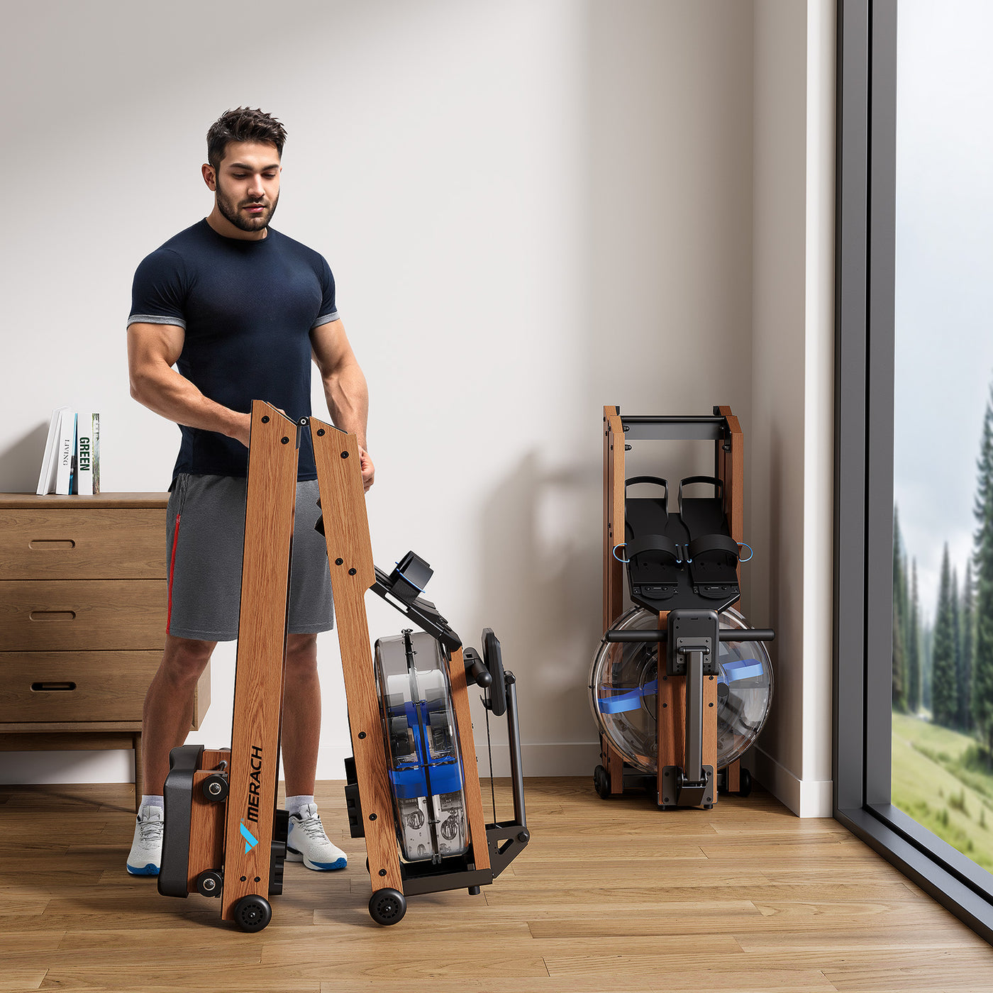 Merach R28R1 Wasser Rudergerät