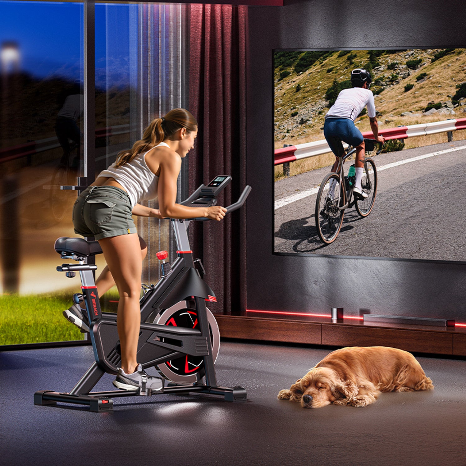 Merach S38B2 Heimtrainer Fahrrad mit Magnetischem Widerstand